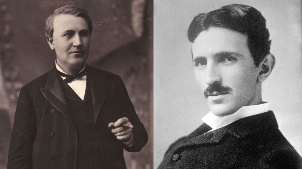 tesla et edison